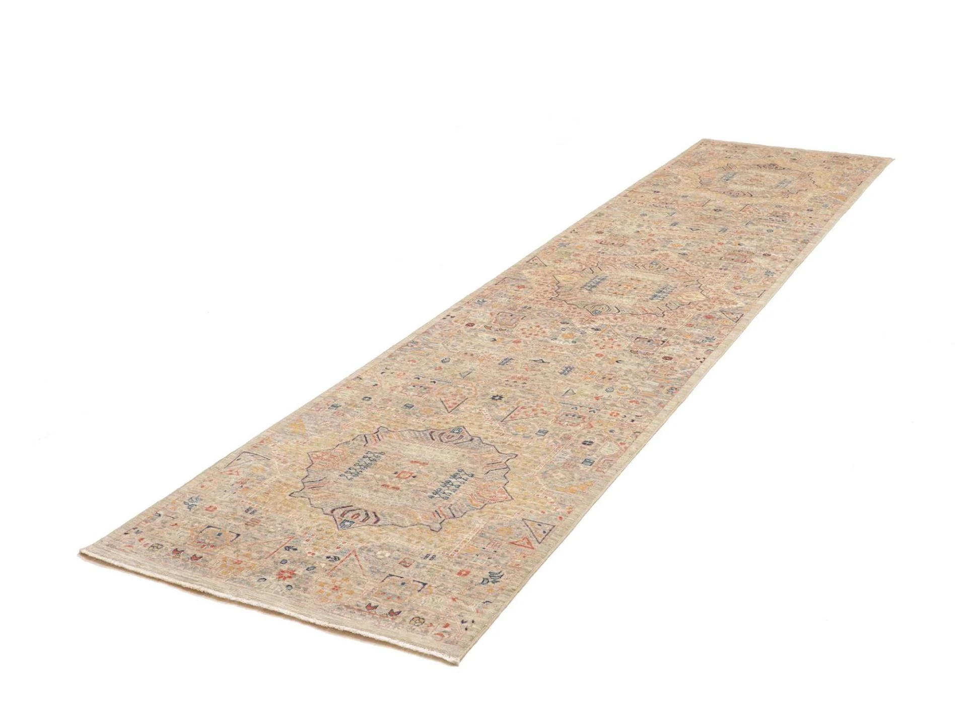 Mamluk Orientteppich aus Pakistan, 83 × 344 cm