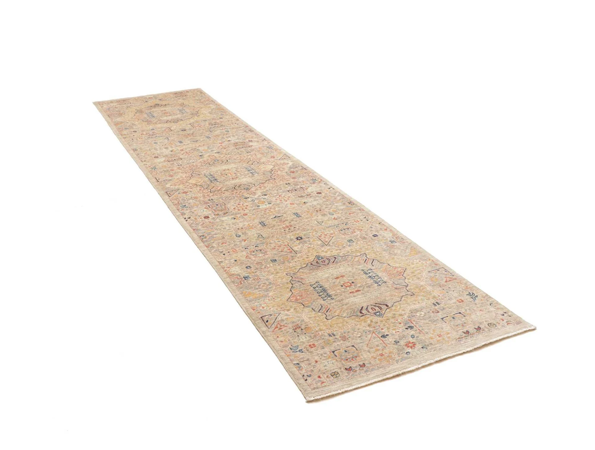 Mamluk Orientteppich aus Pakistan, 83 × 344 cm