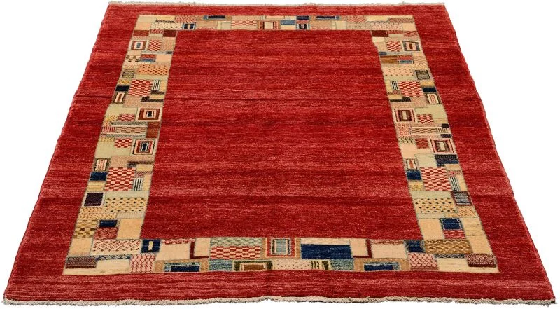 Handgeknüpfter Gabbeh Orientteppich 142 × 187 cm