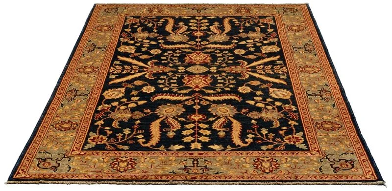 Handgeknüpfter Ziegler Orientteppich, 172 × 267 cm, Wolle