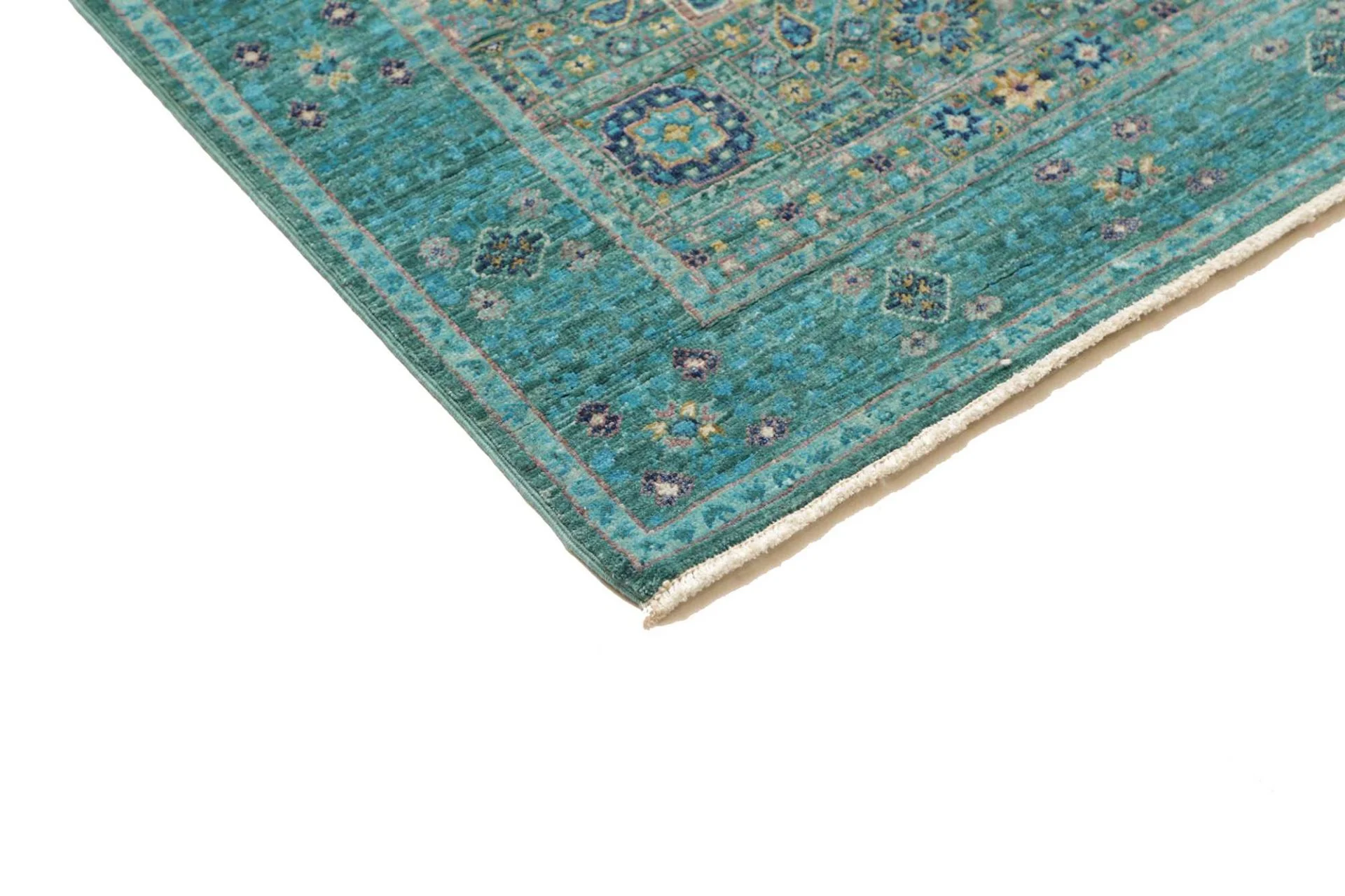 Handgeknüpfter Mamluk Orientteppich, 83 × 395 cm, Wolle