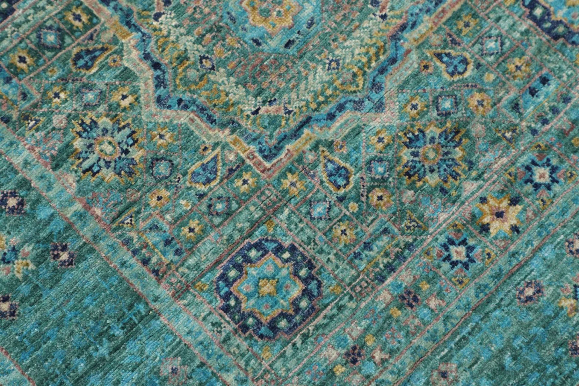 Handgeknüpfter Mamluk Orientteppich, 83 × 395 cm, Wolle