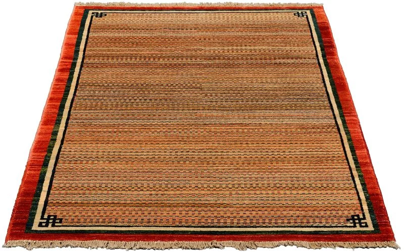 Ziegler Orientteppich 119 × 176 cm aus Wolle, handgeknüpft