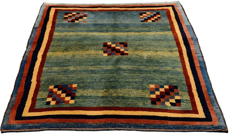 Gabbeh Orientteppich 143 × 200 cm aus Wolle, handgeknüpft