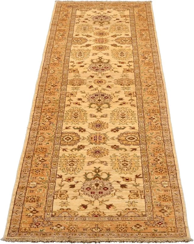Handgeknüpfter Ziegler Orientteppich, 80 × 292 cm, Wolle