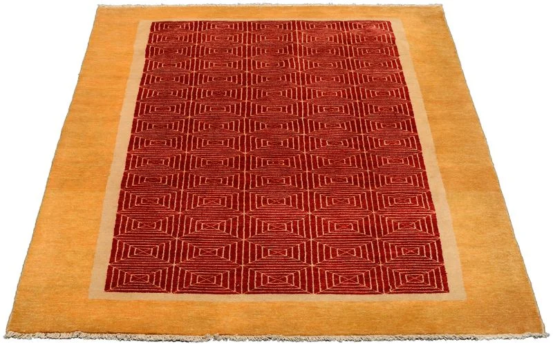Ziegler Orientteppich 124 × 182 cm aus Wolle, handgeknüpft