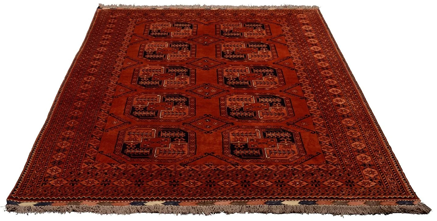 Handgeknüpfter Orientteppich, 198 × 288 cm, Wolle