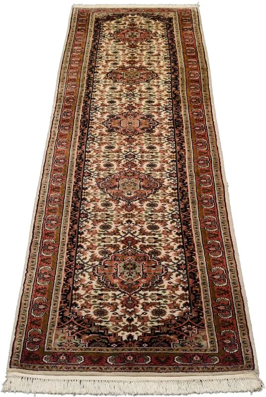 Bijar Orientteppich 76 × 355 cm aus Wolle, handgeknüpft