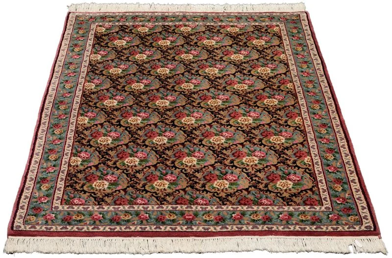 Kerman Orientteppich 122 × 179 cm aus Wolle, handgeknüpft