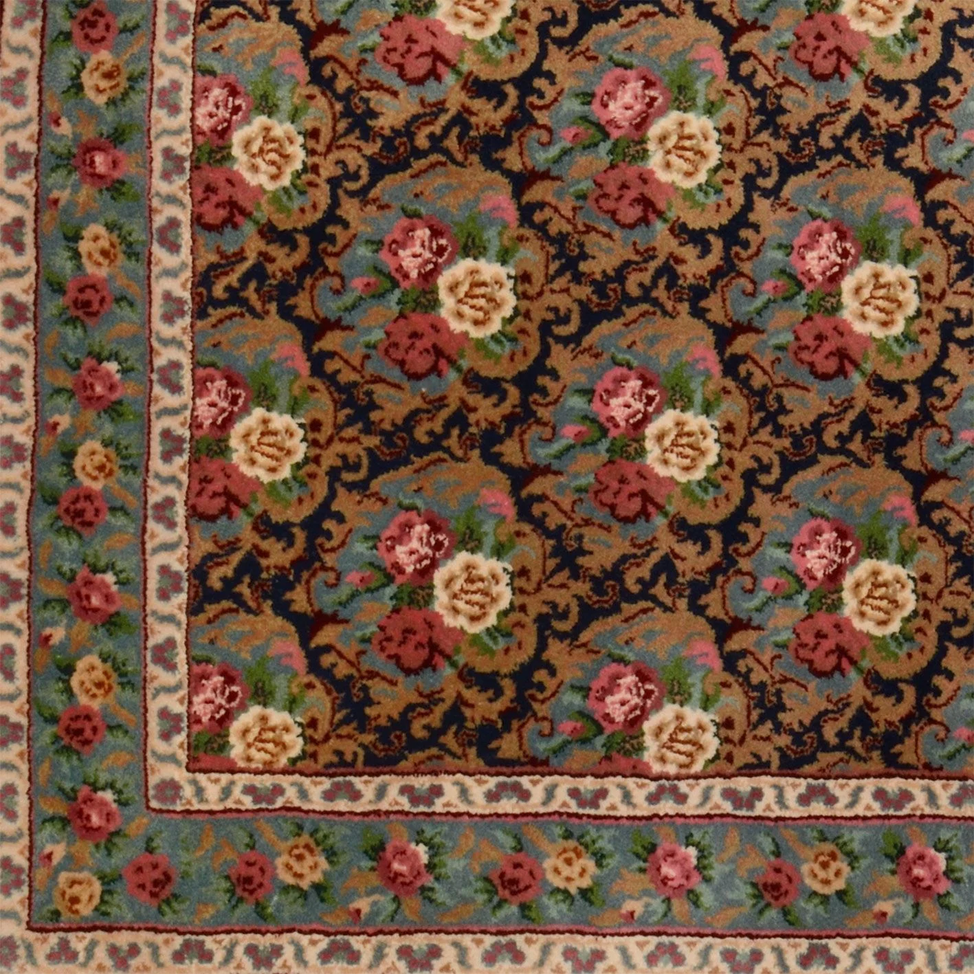 Kerman Orientteppich 122 × 179 cm aus Wolle, handgeknüpft