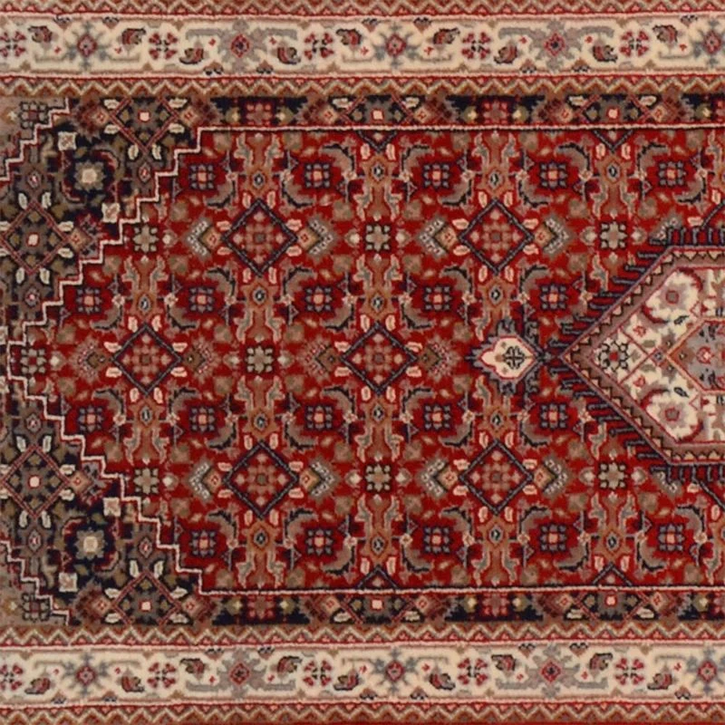 Handgeknüpfter Bijar Orientteppich, 81 × 401 cm, Wolle