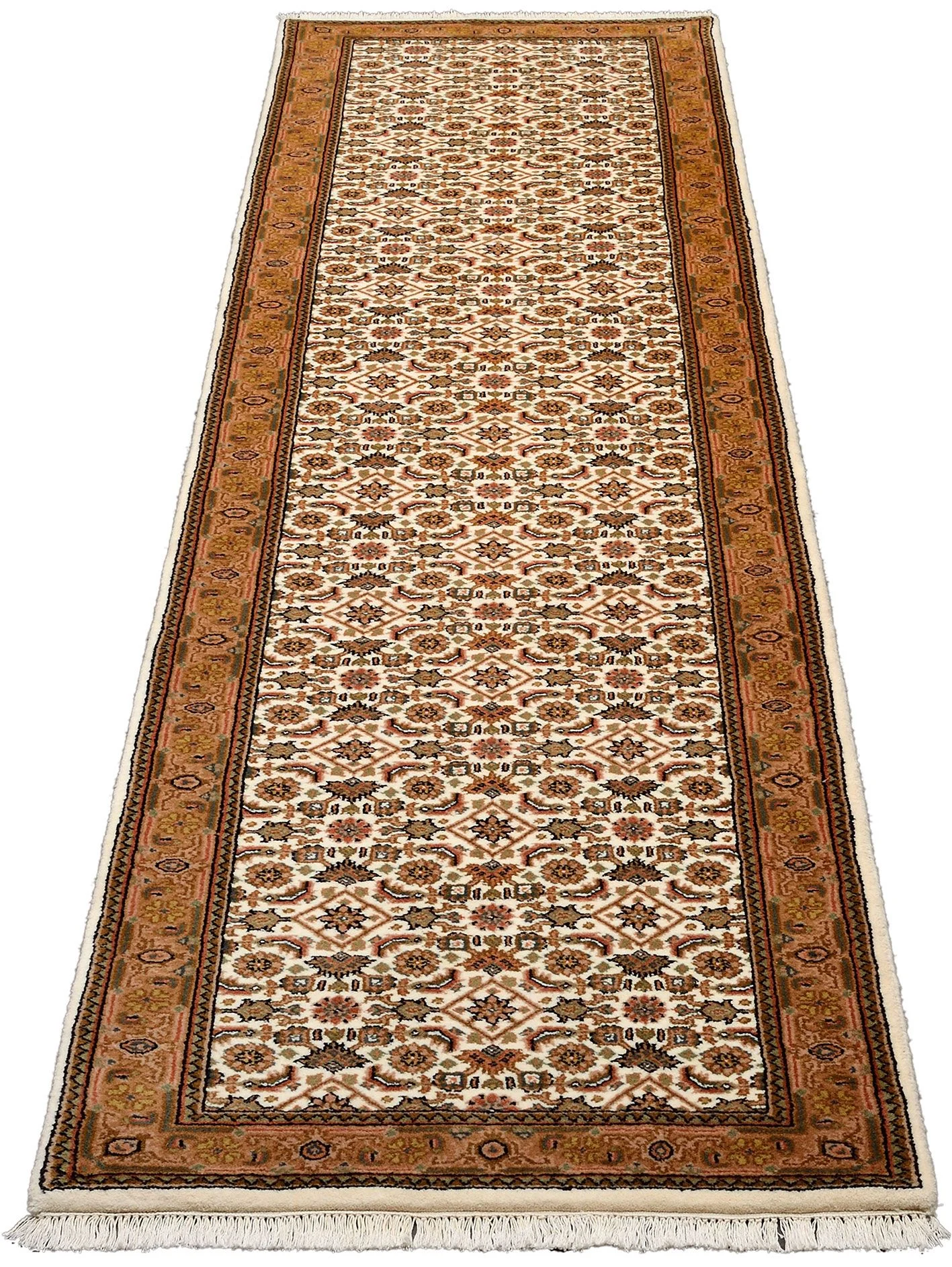 Handgeknüpfter Bijar Orientteppich, 81 × 337 cm, Wolle
