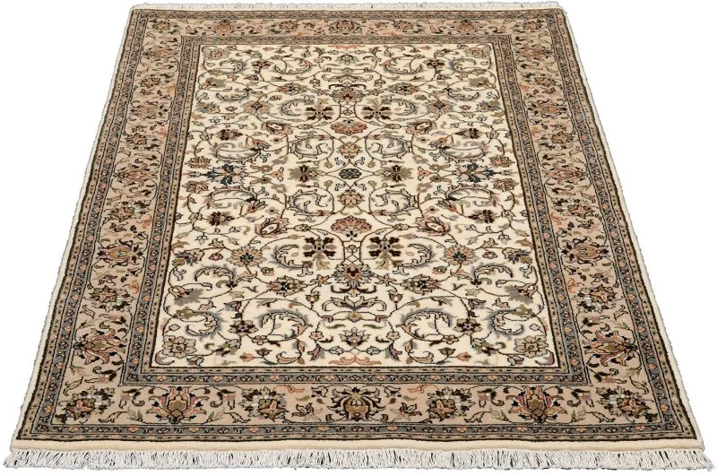 Isfahan Orientteppich aus Indien, 119 × 182 cm