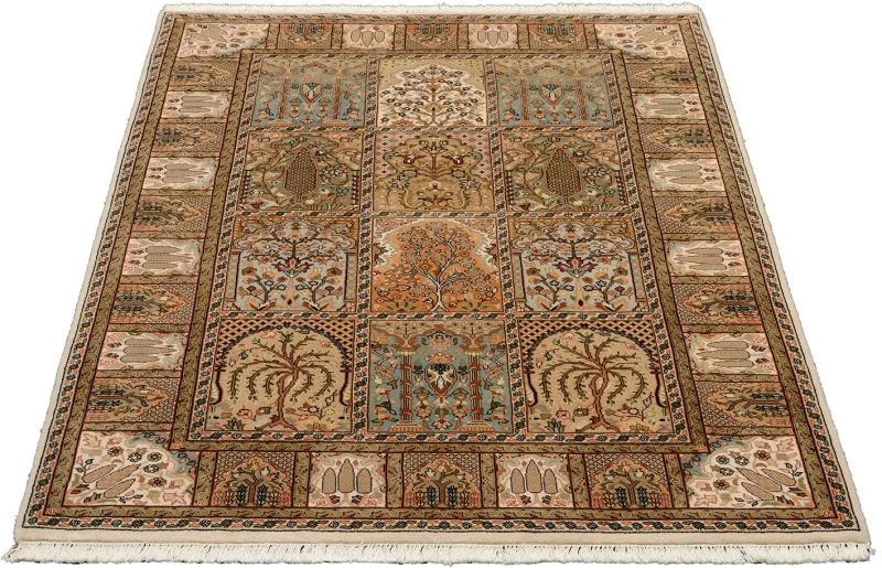 Bakhtiari Orientteppich aus Indien, 121 × 181 cm
