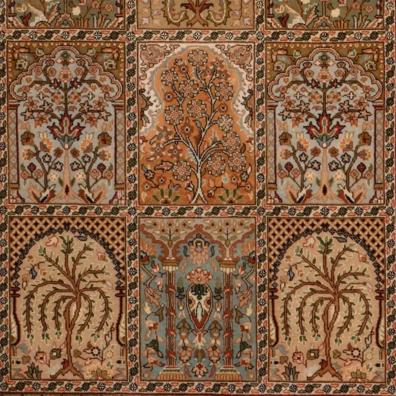 Bakhtiari Orientteppich aus Indien, 121 × 181 cm