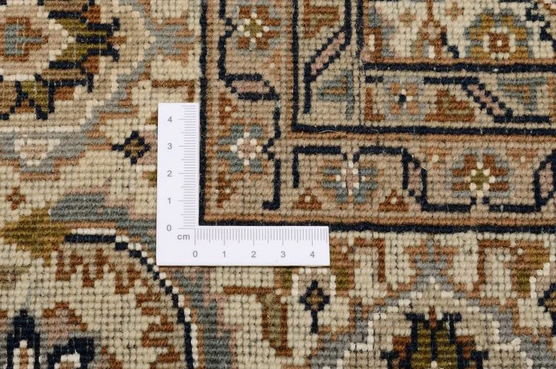 orientteppich-tabriz-161-x-236-cm-schurwolle-handgeknupft-2 Täbriz Orientteppich aus Indien, 161 × 236 cm