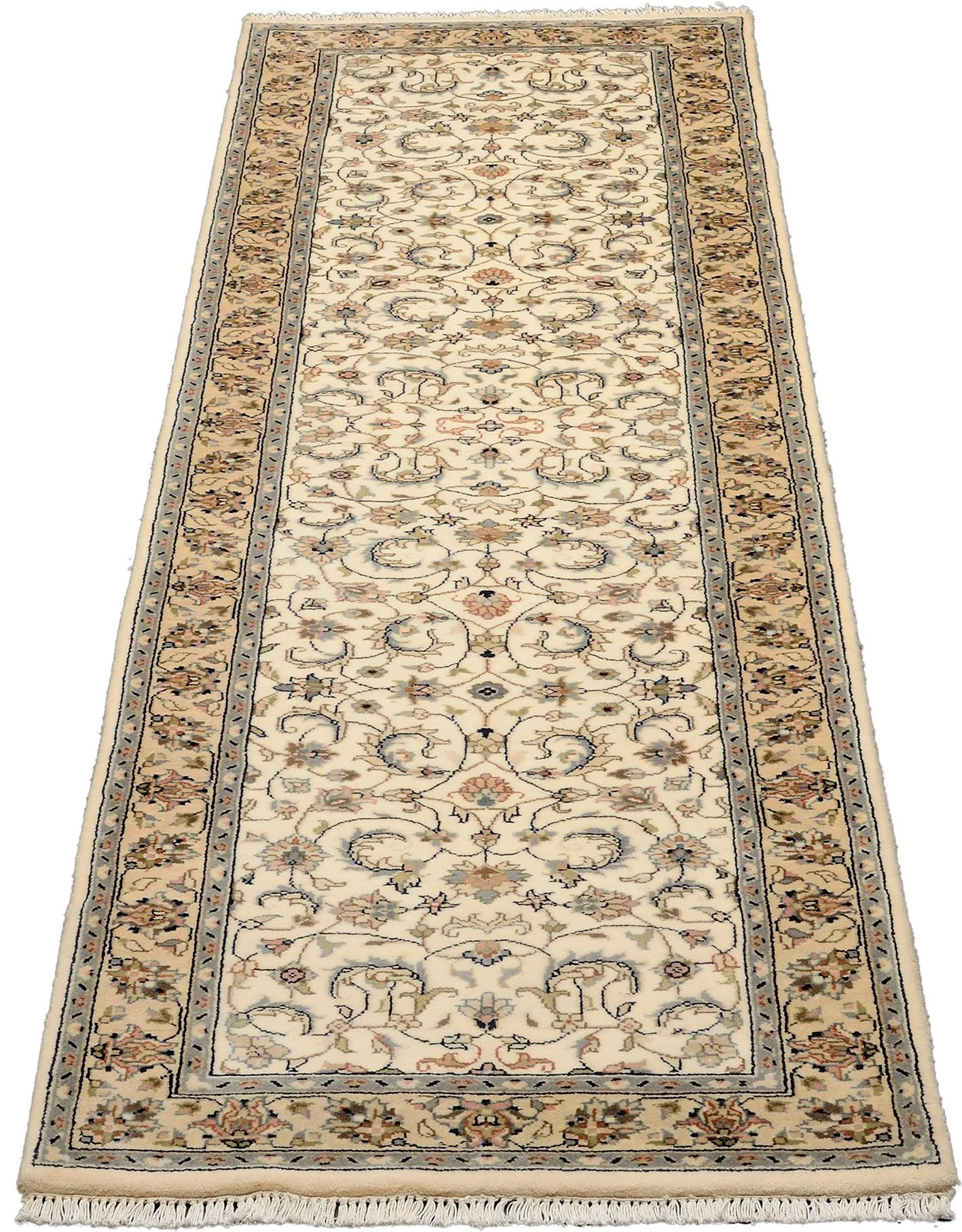 orientteppich-isfahan-75-x-270-cm-schurwolle-handgeknupft-laufer-1 Handgeknüpfter Isfahan Orientteppich, 75 × 270 cm, Wolle