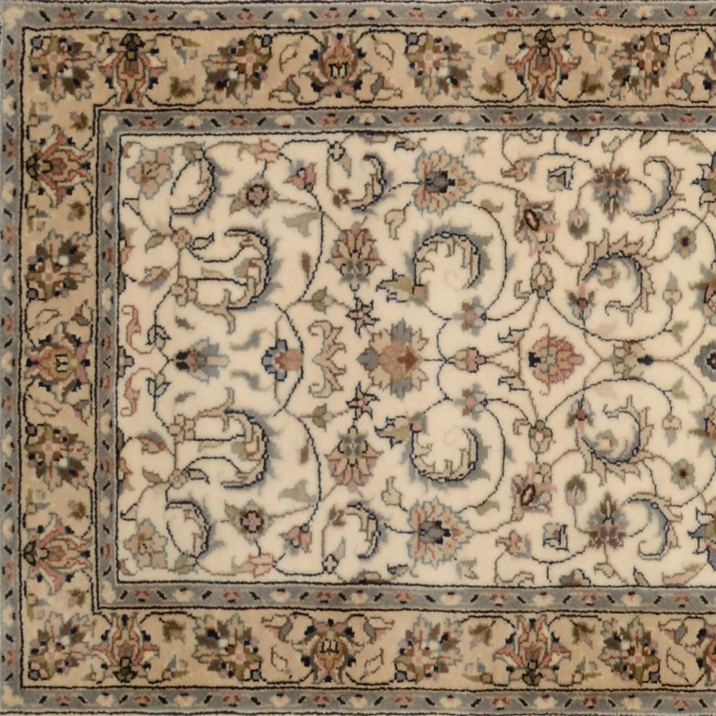 orientteppich-isfahan-75-x-270-cm-schurwolle-handgeknupft-laufer-3 Handgeknüpfter Isfahan Orientteppich, 75 × 270 cm, Wolle