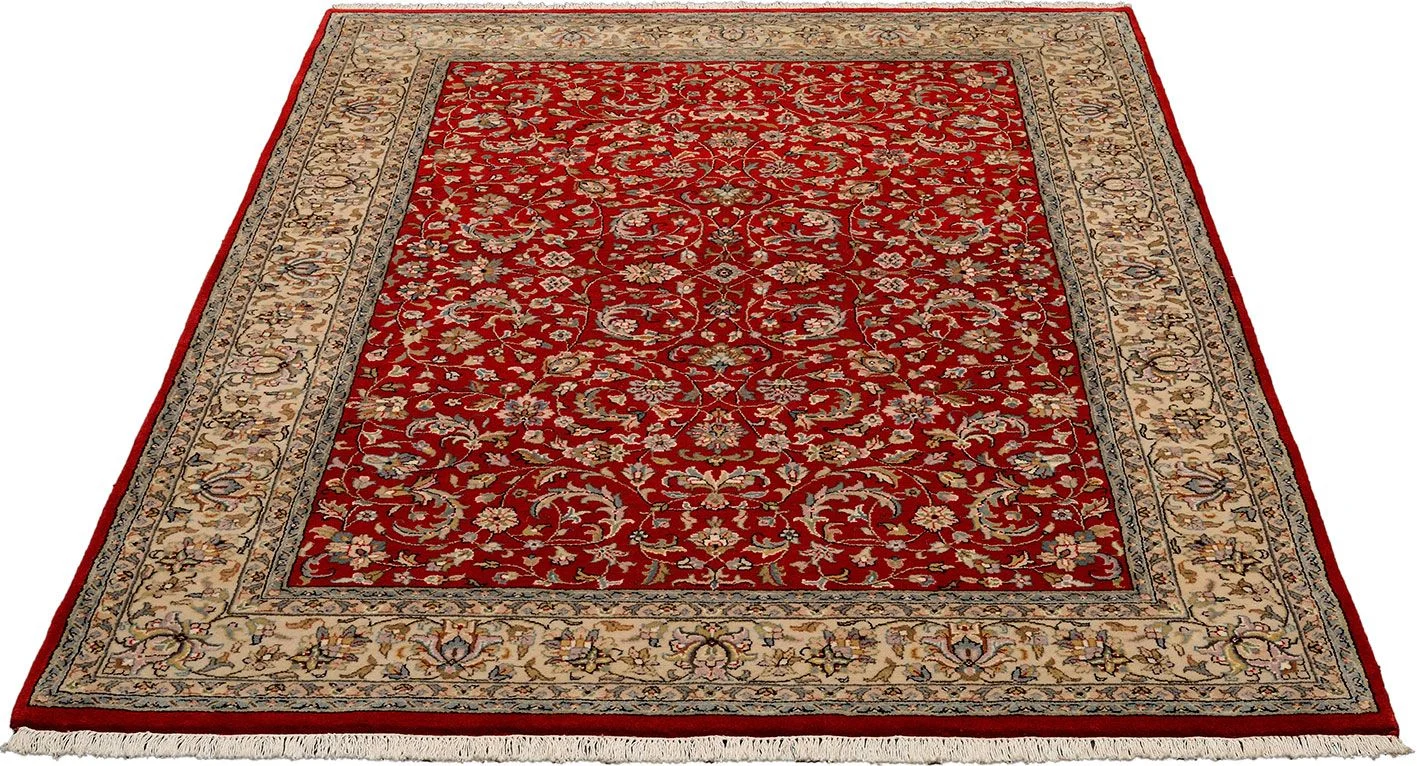 Isfahan Orientteppich aus Indien, 169 × 238 cm