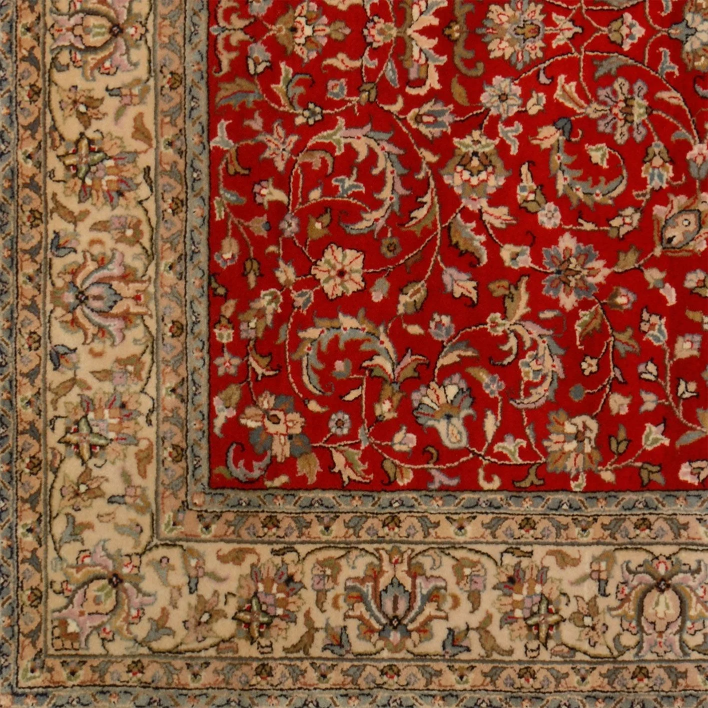 Isfahan Orientteppich aus Indien, 169 × 238 cm