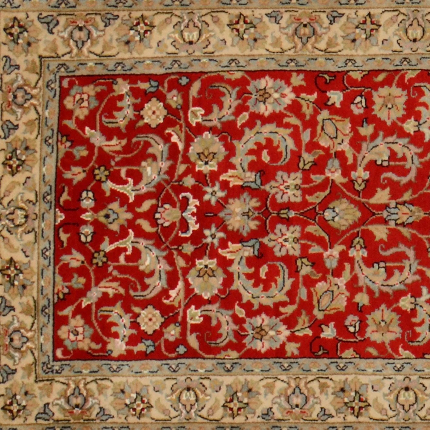 orientteppich-isfahan-78-x-292-cm-schurwolle-handgeknupft-laufer-3 Handgeknüpfter Isfahan Orientteppich 78 × 292 cm