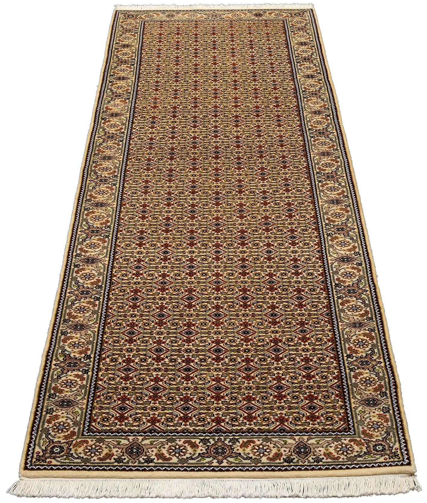 Handgeknüpfter Täbriz Orientteppich 86 × 298 cm