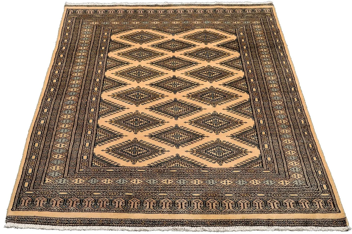 Orientteppich 122 × 192 cm aus Wolle, handgeknüpft