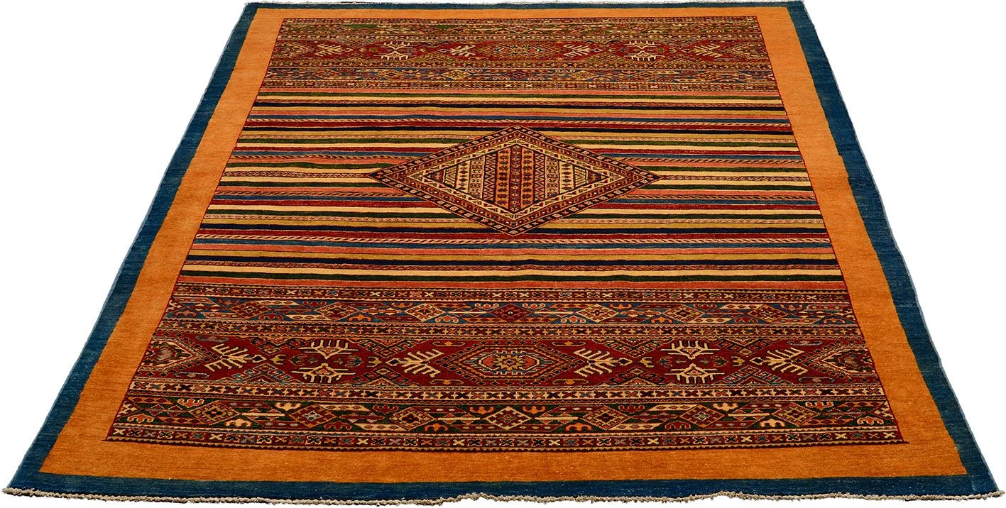 Ziegler Orientteppich 181 × 237 cm aus Wolle, handgeknüpft