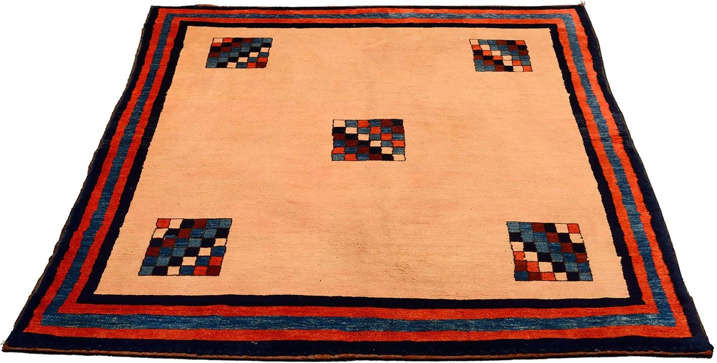 Handgeknüpfter Gabbeh Orientteppich 162 × 204 cm