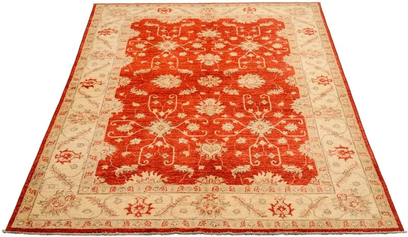 Ziegler Orientteppich 161 × 245 cm aus Wolle, handgeknüpft