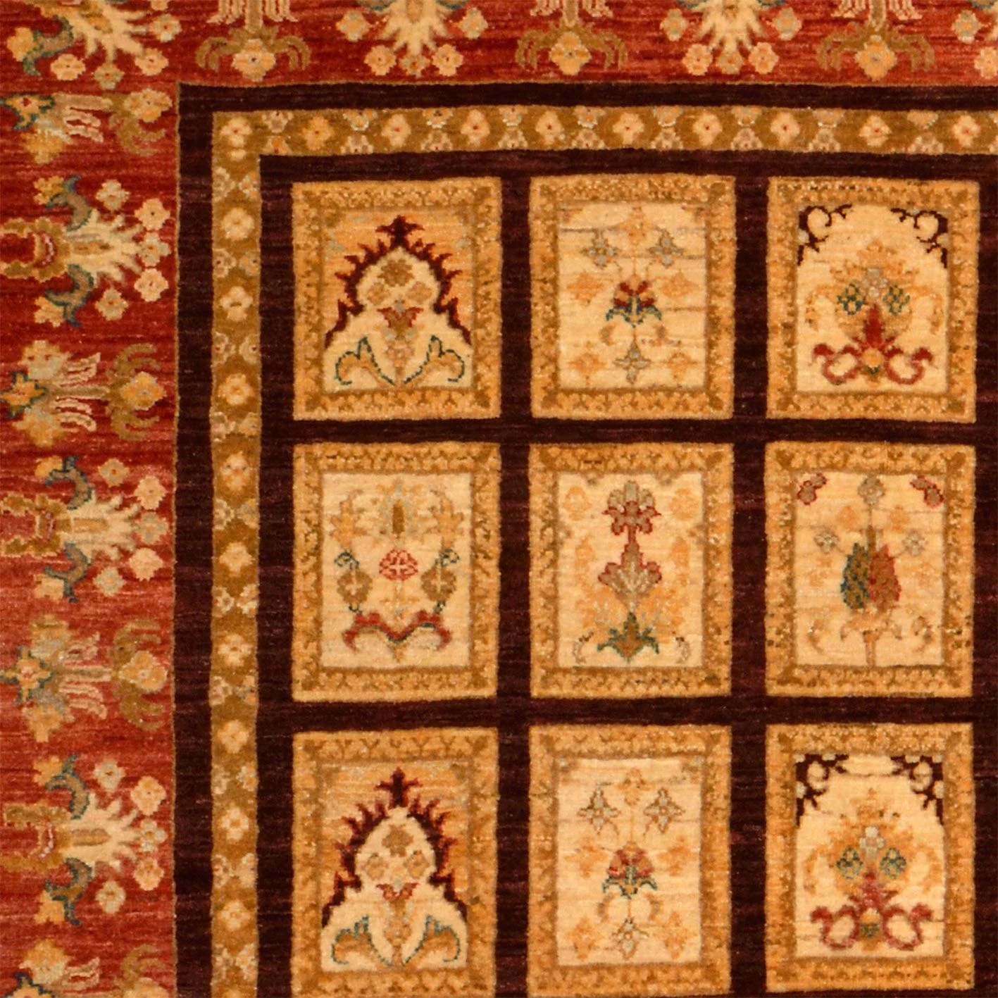 Handgeknüpfter Ziegler Orientteppich, 176 × 234 cm, Wolle