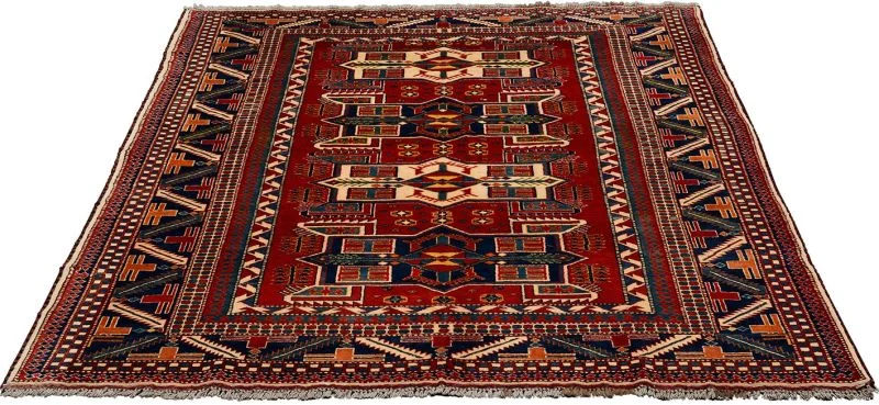 Handgeknüpfter Kazak Orientteppich, 188 × 212 cm, Wolle