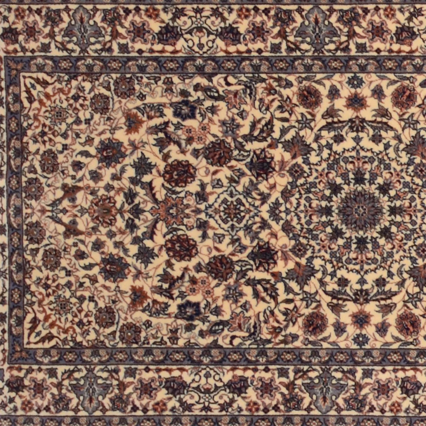 Handgeknüpfter Isfahan Teppich, 83 × 380 cm, Wolle