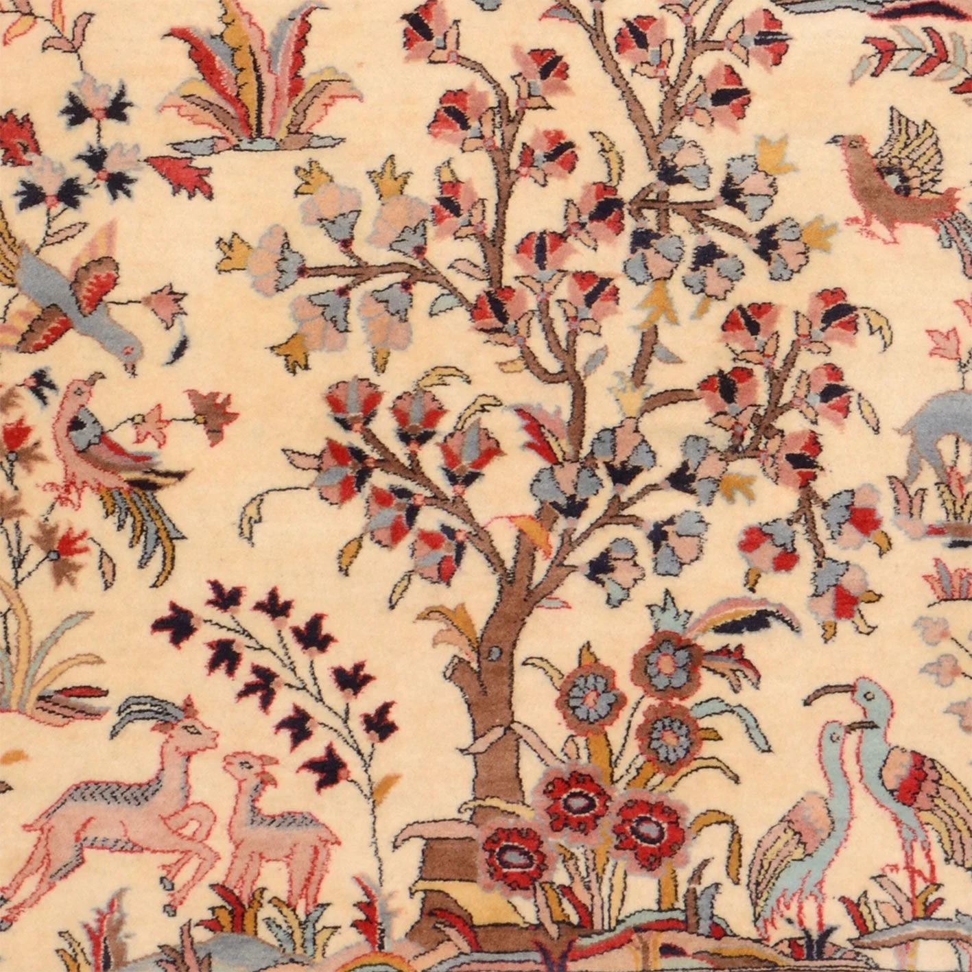 Täbriz Orientteppich 125 × 185 cm aus Wolle, handgeknüpft