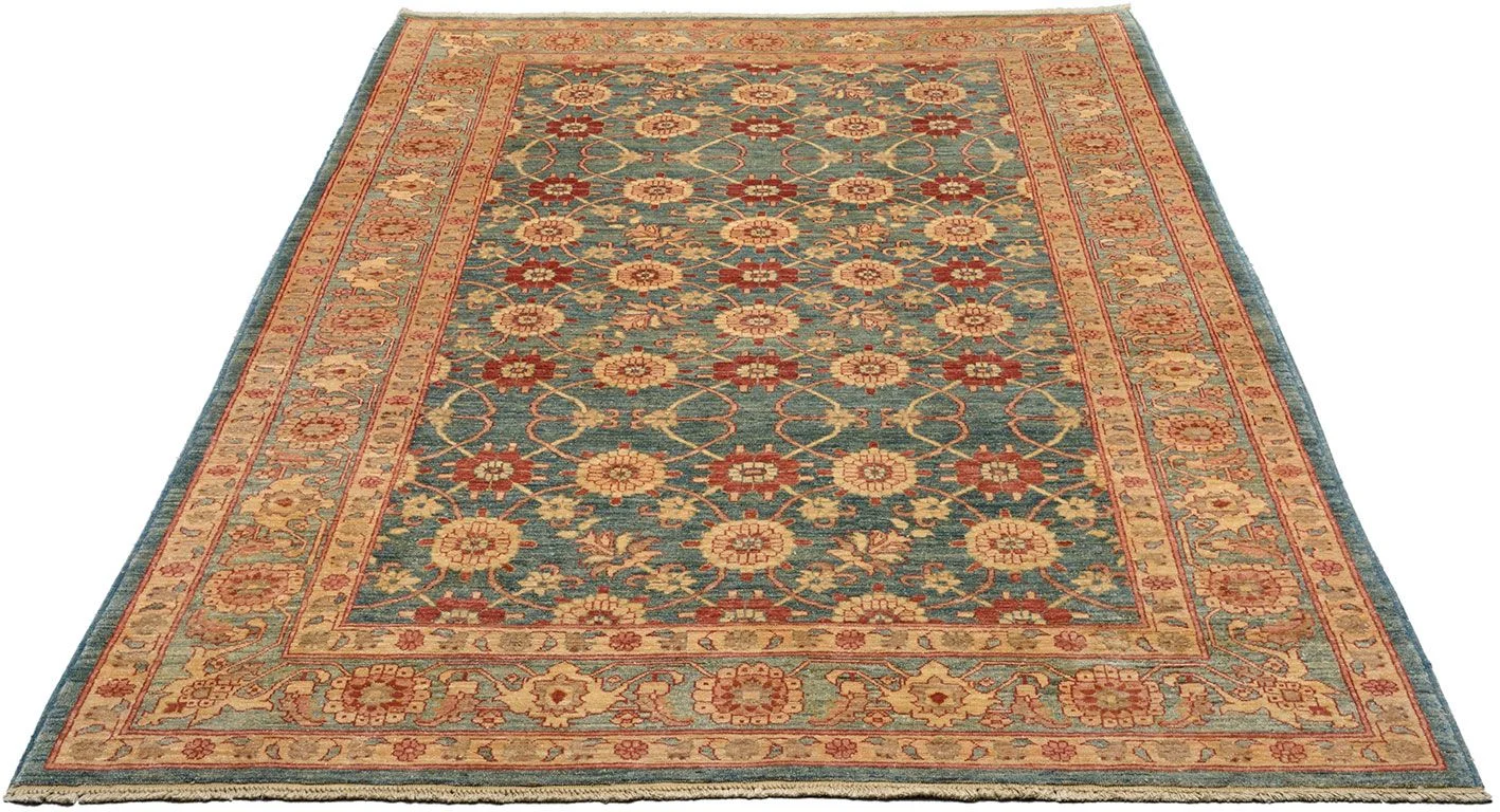 Handgeknüpfter Ziegler Orientteppich, 182 × 283 cm, Wolle