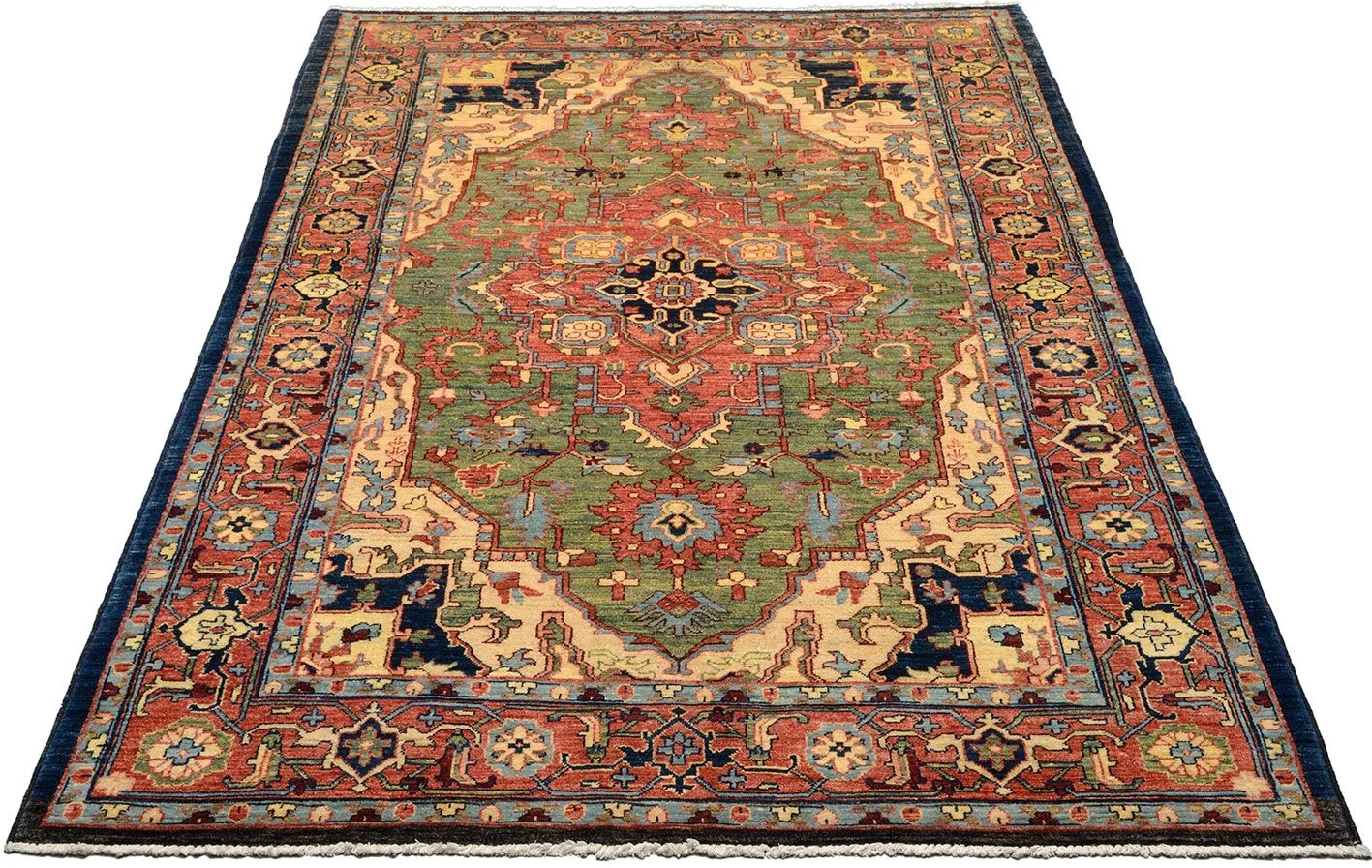 Ziegler Orientteppich 171 × 279 cm aus Wolle, handgeknüpft
