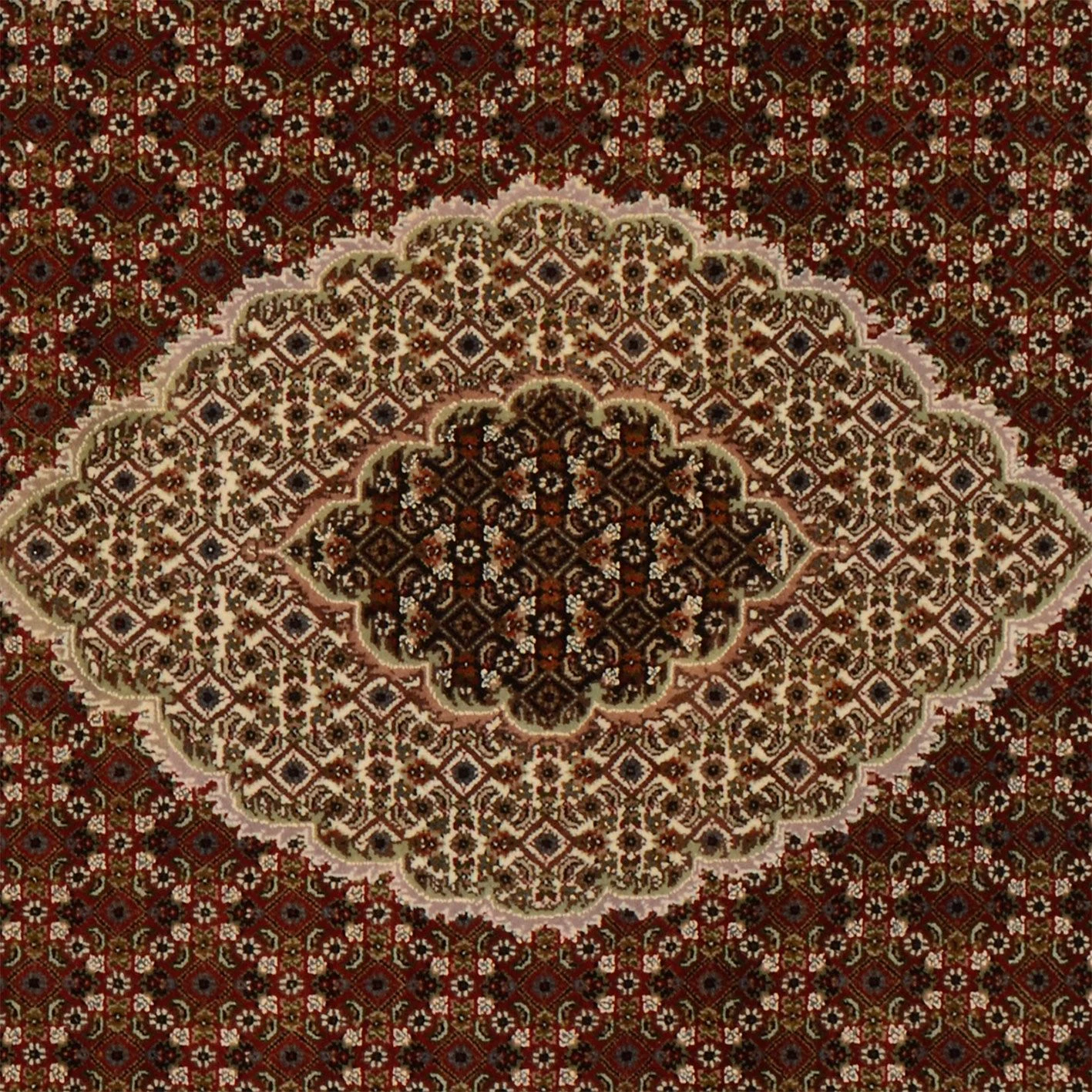 Täbriz Orientteppich aus Indien, 153 × 215 cm