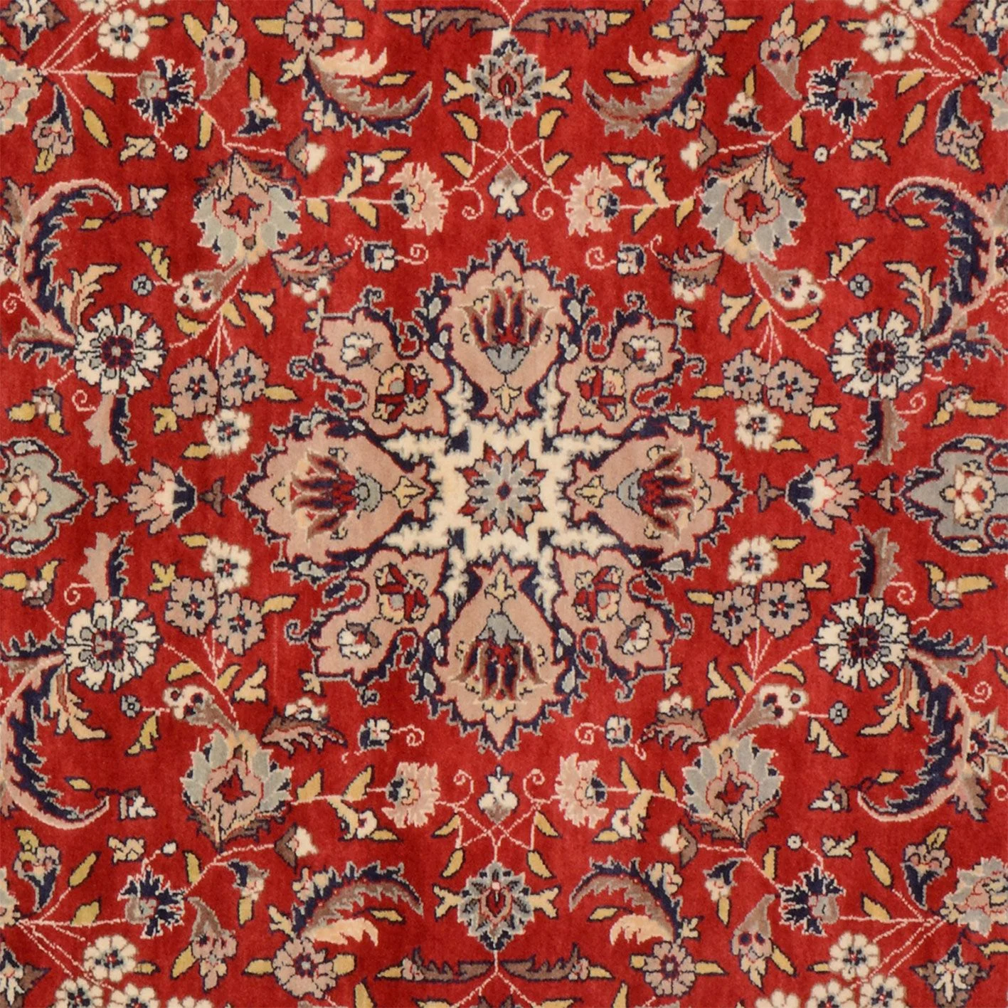 Handgeknüpfter Isfahan Orientteppich, 132 × 208 cm, Wolle