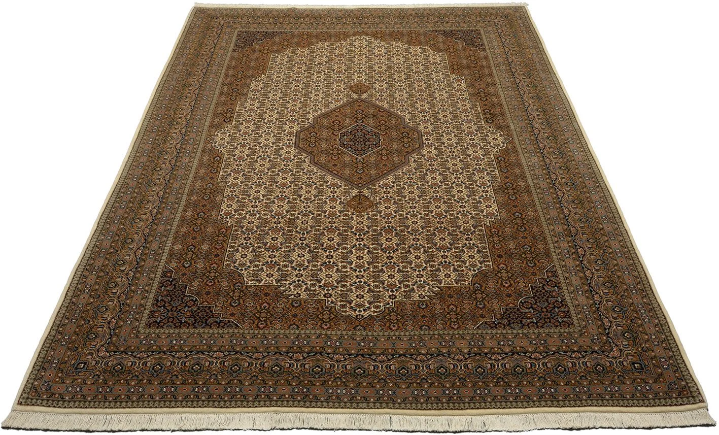 Handgeknüpfter Bijar Orientteppich, 197 × 287 cm, Wolle