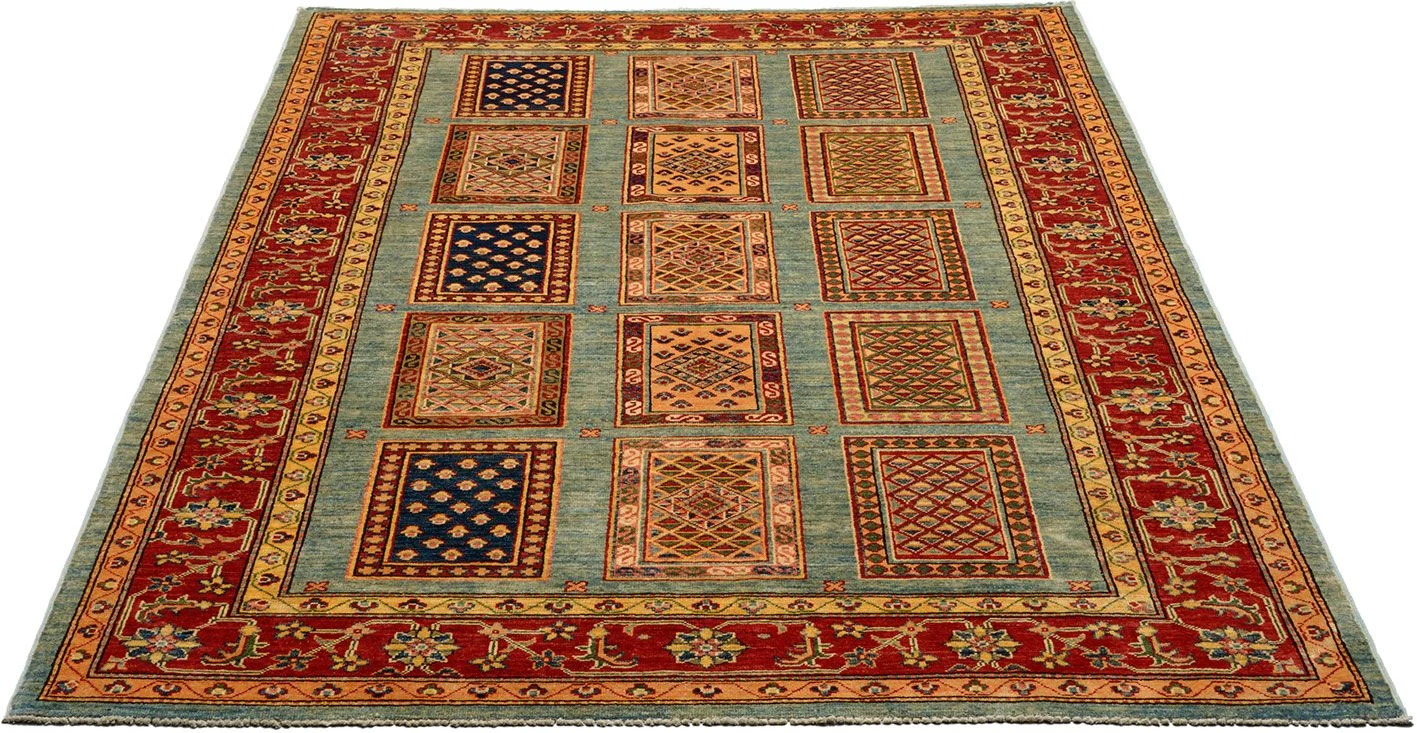 orientteppich-ziegler-180-x-241-cm-schurwolle-handgeknupft-1 Handgeknüpfter Ziegler Orientteppich 180 × 241 cm