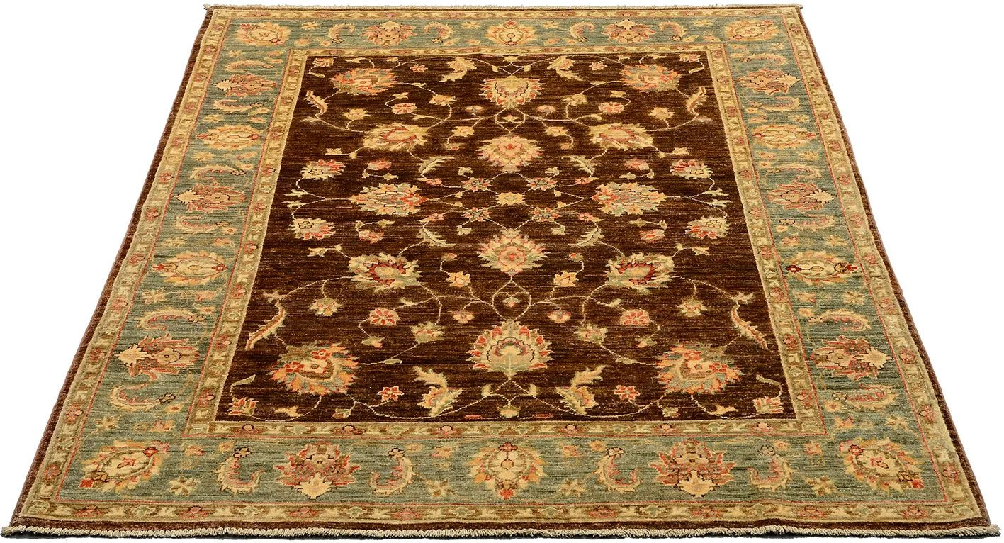 Handgeknüpfter Ziegler Orientteppich, 150 × 193 cm, Wolle