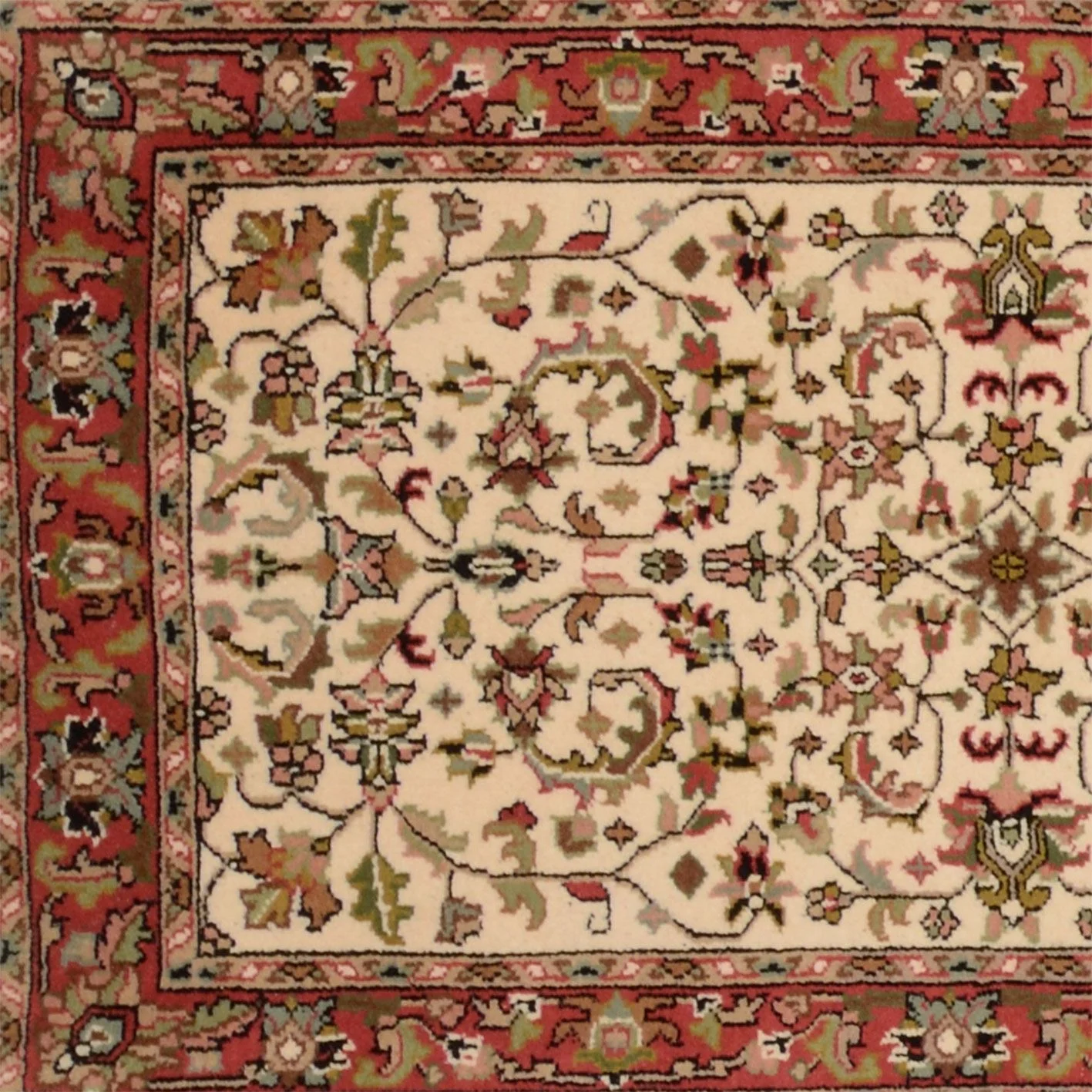 Bijar Orientteppich aus Indien, 79 × 339 cm