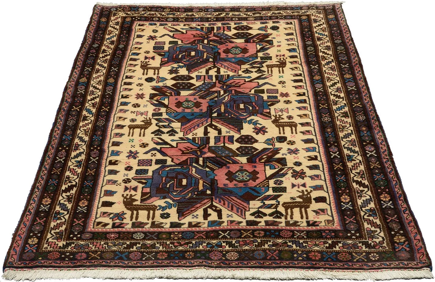 Kazak Orientteppich aus Afghanistan, 125 × 188 cm
