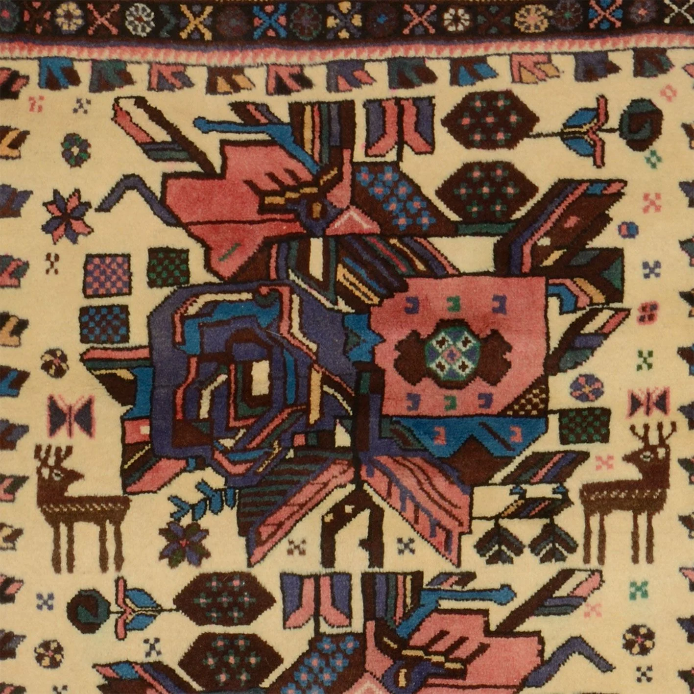 Kazak Orientteppich aus Afghanistan, 125 × 188 cm