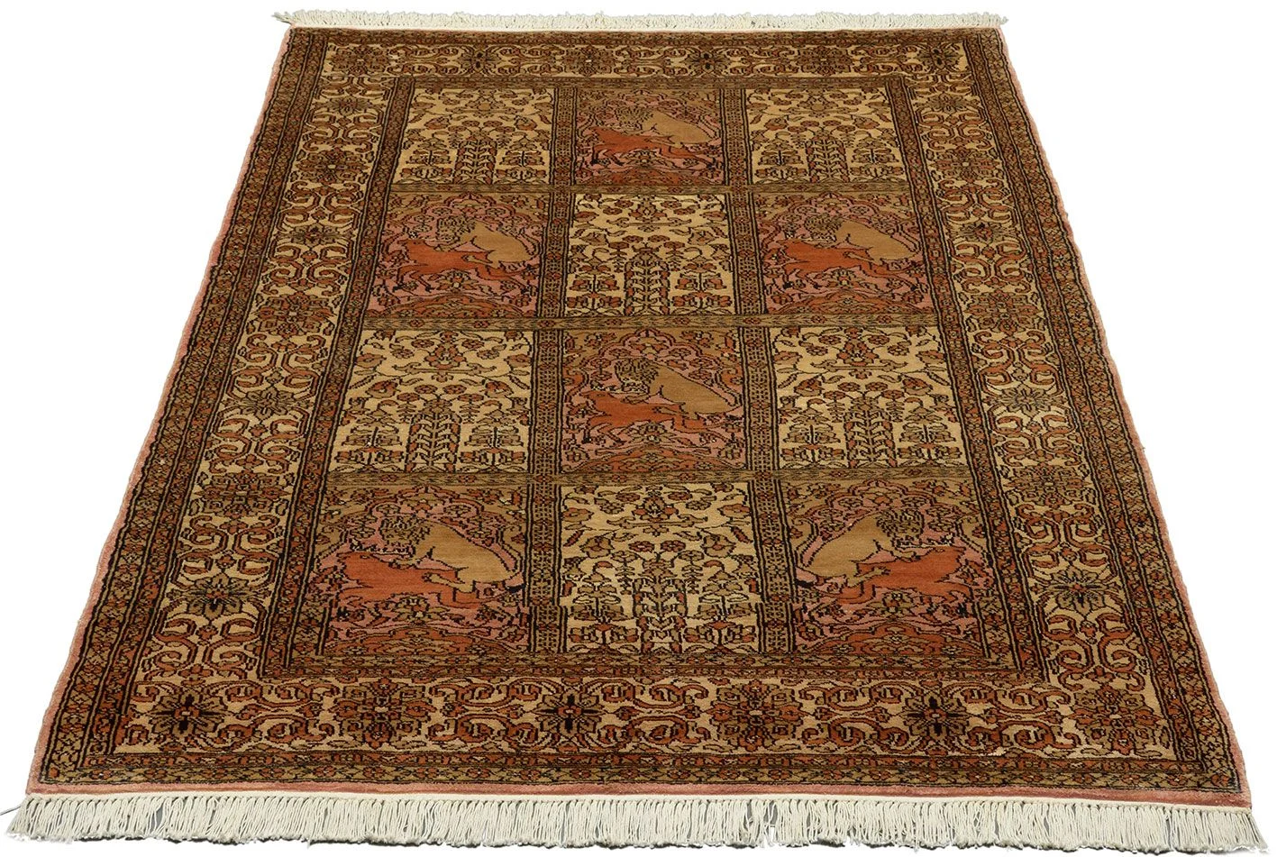 Bakhtiari Orientteppich aus Indien, 127 × 195 cm