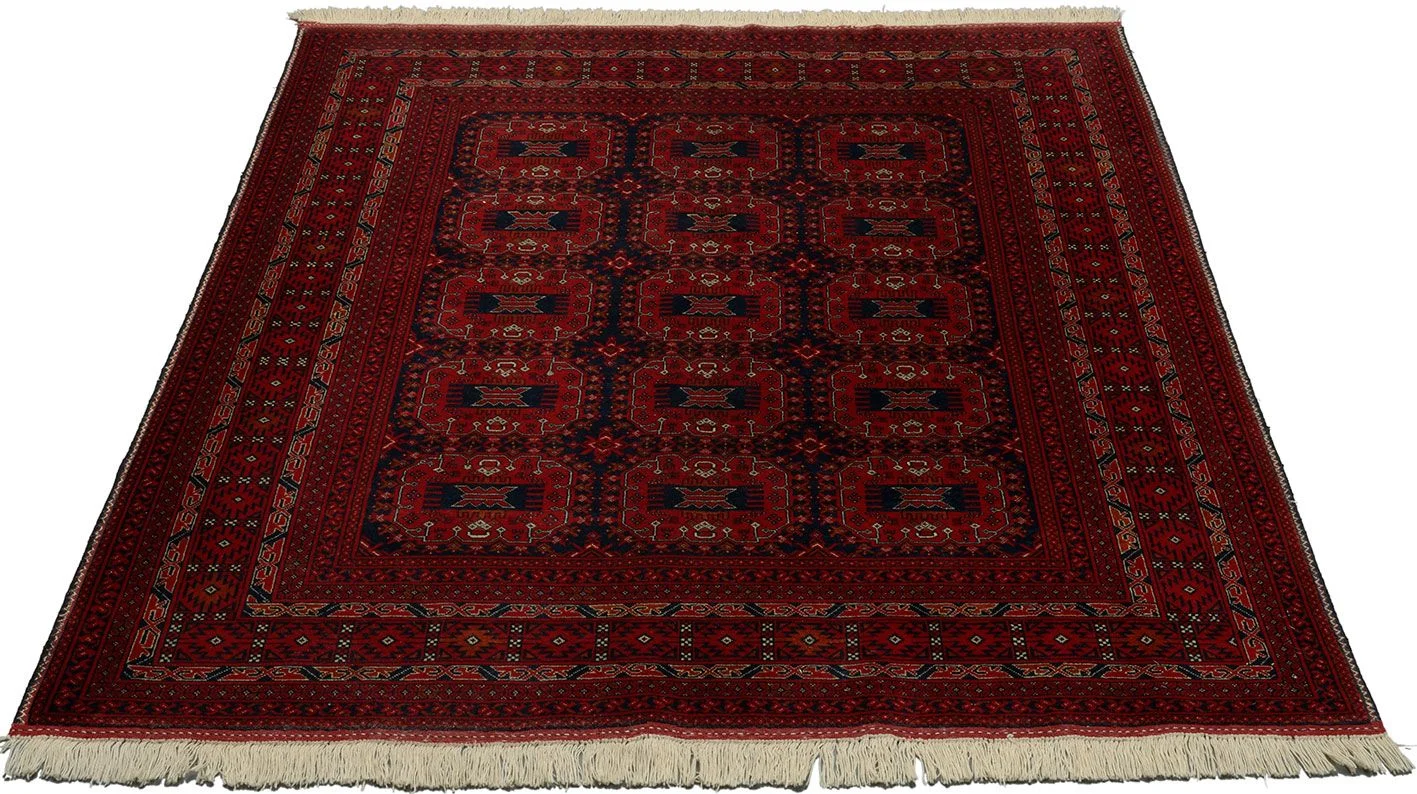 Handgeknüpfter Orientteppich, 150 × 191 cm, Wolle