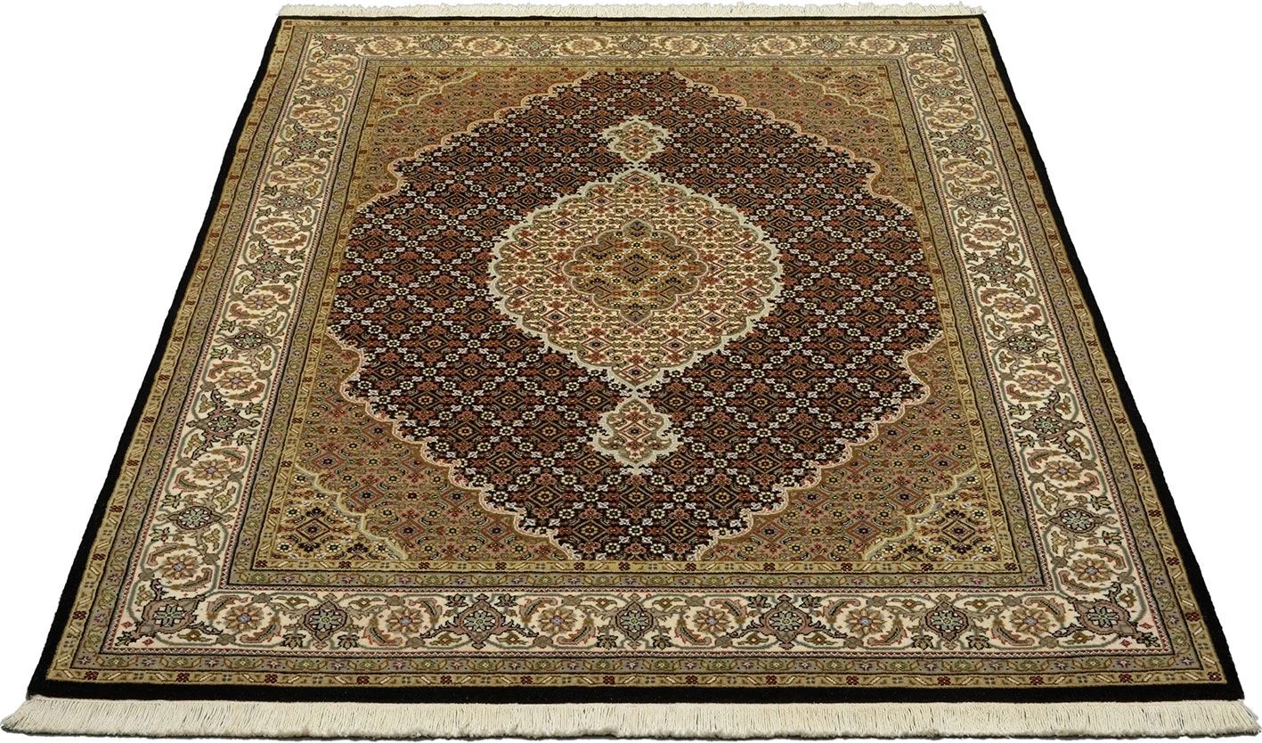 orientteppich-tabriz-147-x-204-cm-schurwolle-handgeknupft-1 Handgeknüpfter Täbriz Orientteppich 147 × 204 cm