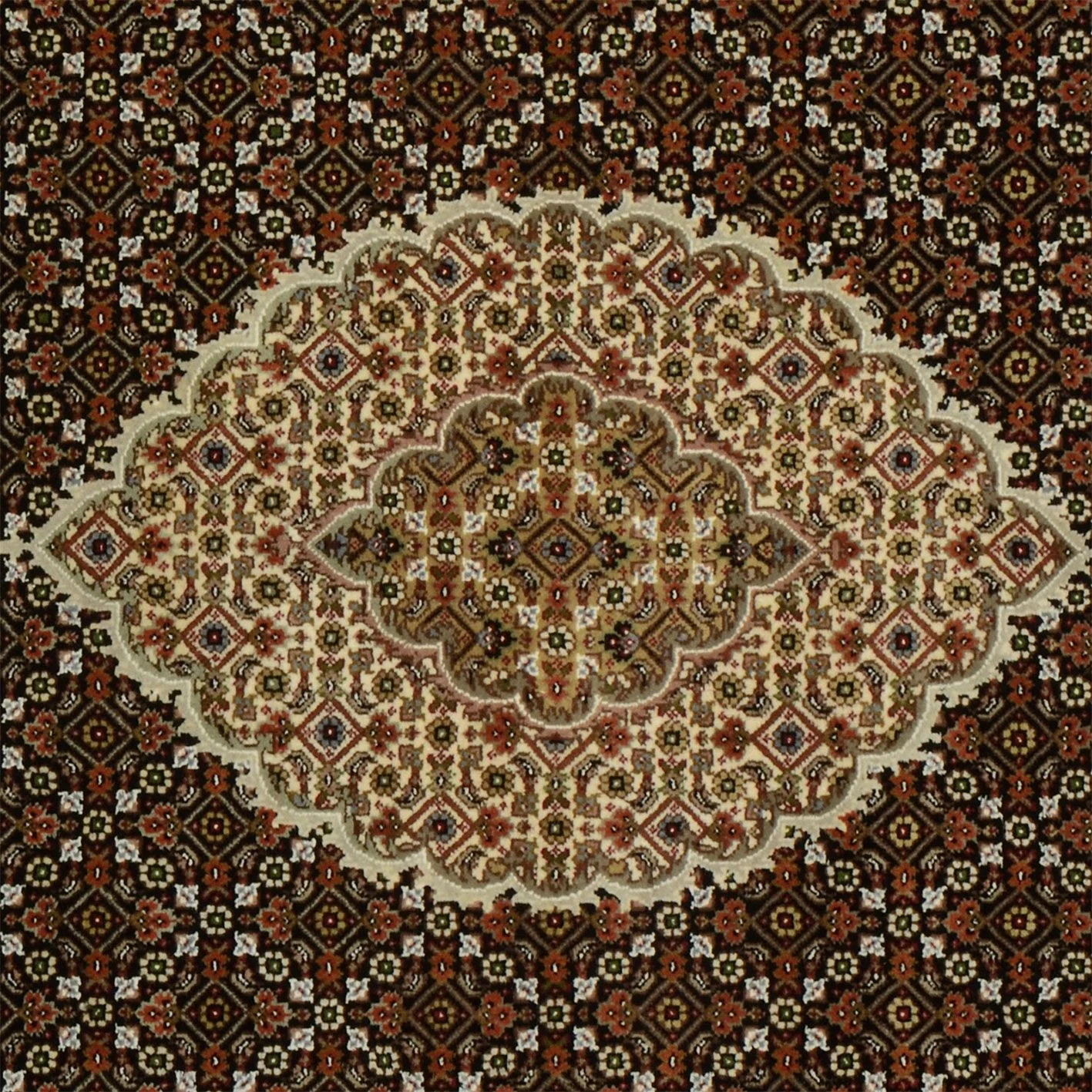orientteppich-tabriz-147-x-204-cm-schurwolle-handgeknupft-3 Handgeknüpfter Täbriz Orientteppich 147 × 204 cm