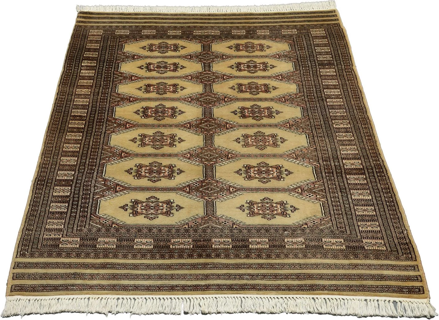 orientteppich-buchara-126-x-170-cm-schurwolle-handgeknupft-tekke-1 Orientteppich 126 × 170 cm aus Wolle, handgeknüpft