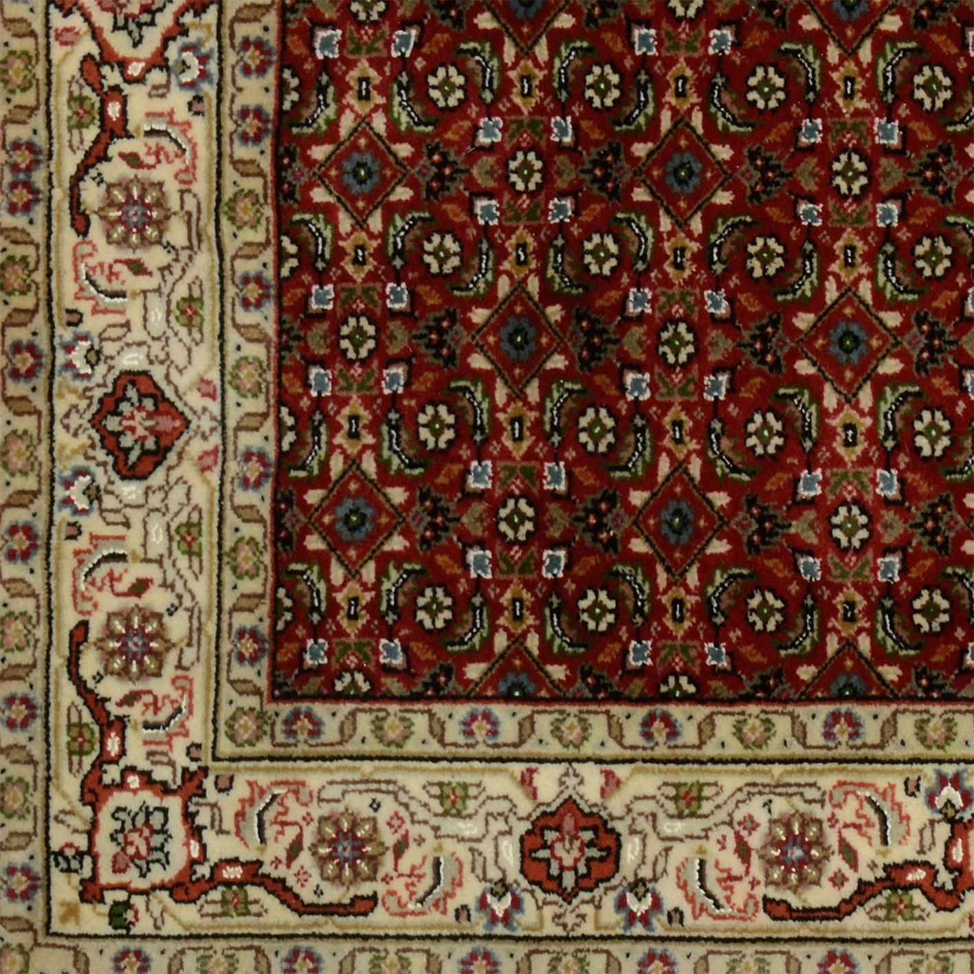 Täbriz Orientteppich aus Indien, 126 × 187 cm
